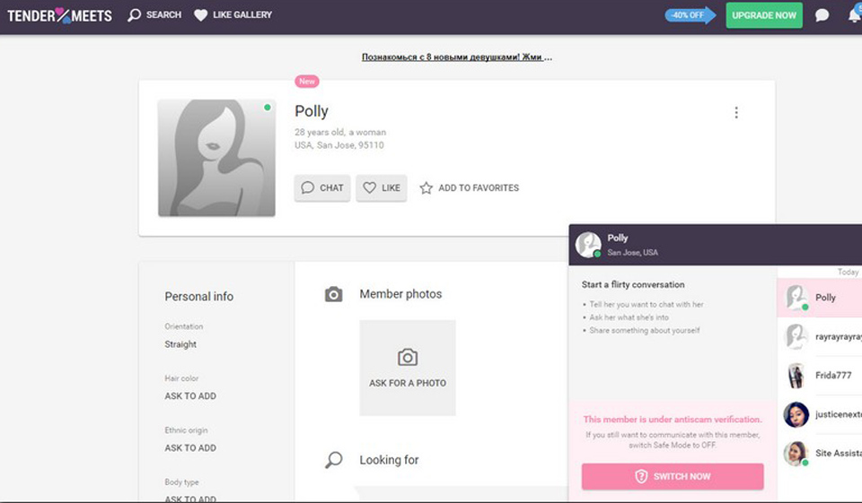 Revisione di TenderMeets