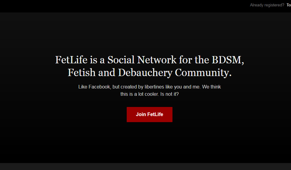 Fetlife (no mobile app is available)