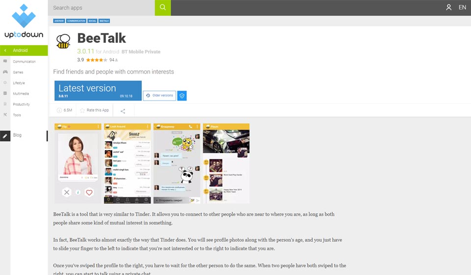 11. BeeTalk (Android, iOS)