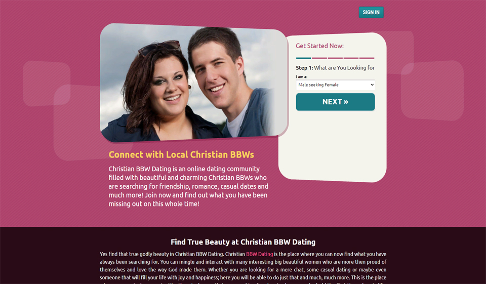 ChristianBBWDating (only website available)