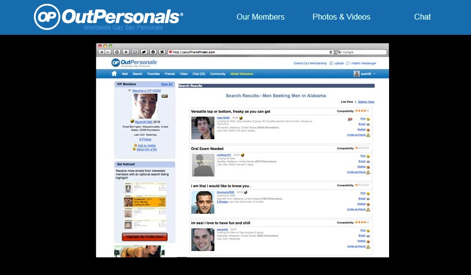OutPersonals (no app is available)