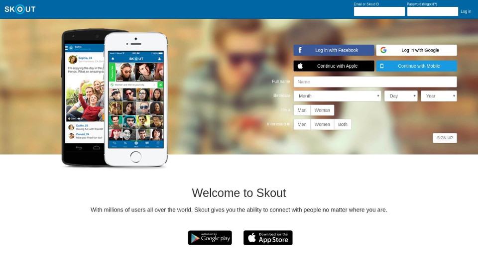 10. Skout (Android, iOS)