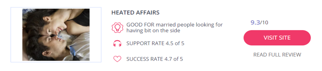 Angebot von HeatedAffairs